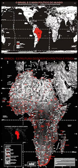 Geoafro 11 Mapas TemÁticos Avulsos Material DidÁtico EducaÇÃo Afro O Brasil Na Cartografia 4449